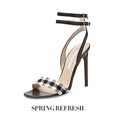 DVF shoes gingham